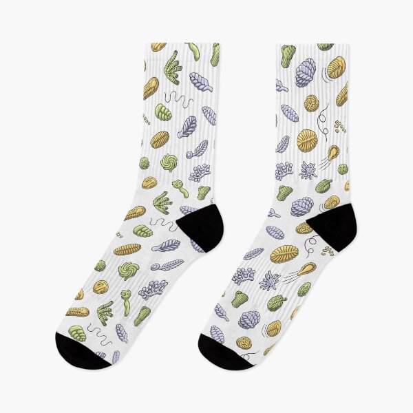 Item preview, Ediacaran Biota Fossils Illustration Pattern designed and sold by taylorcustom.