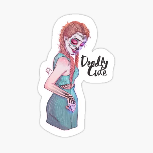 Deadly Cute Sticker