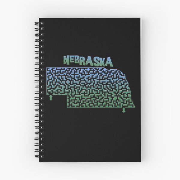 Item preview, Nebraska State Outline Maze & Labyrinth designed and sold by gorff.