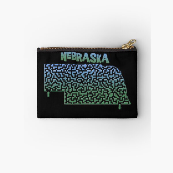 Item preview, Nebraska State Outline Maze & Labyrinth designed and sold by gorff.