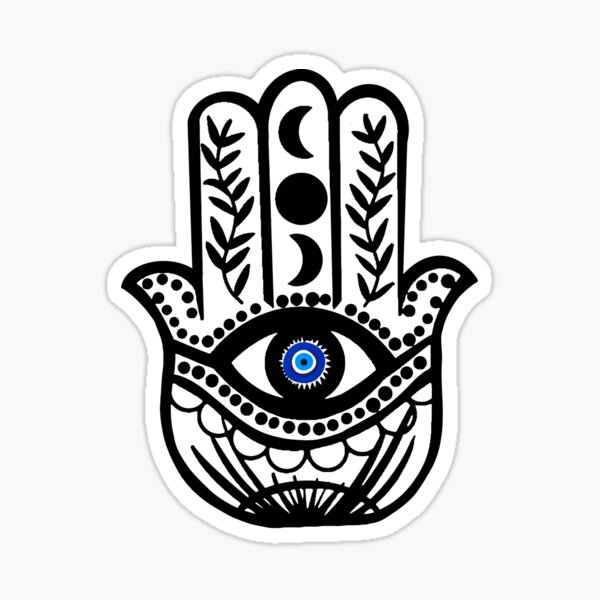 Item preview, Hamsa Hand Evil Eye designed and sold by Rustic Valley Studio.