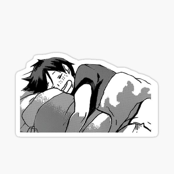 sleeping yamaguchi Sticker