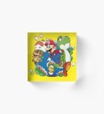 Super Mario World - Around the World Acrylic Block
