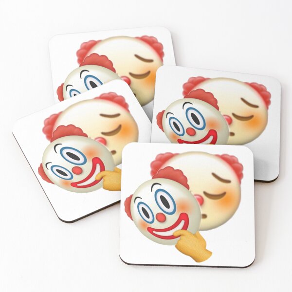 Item preview, Sad clown mask emoji designed and sold by Lbfest.