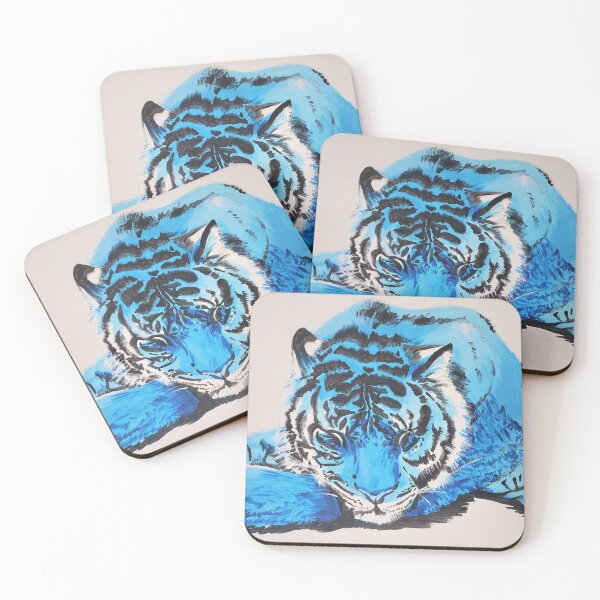 Item preview, Sleeping Blue Tiger designed and sold by LyaVerdi.