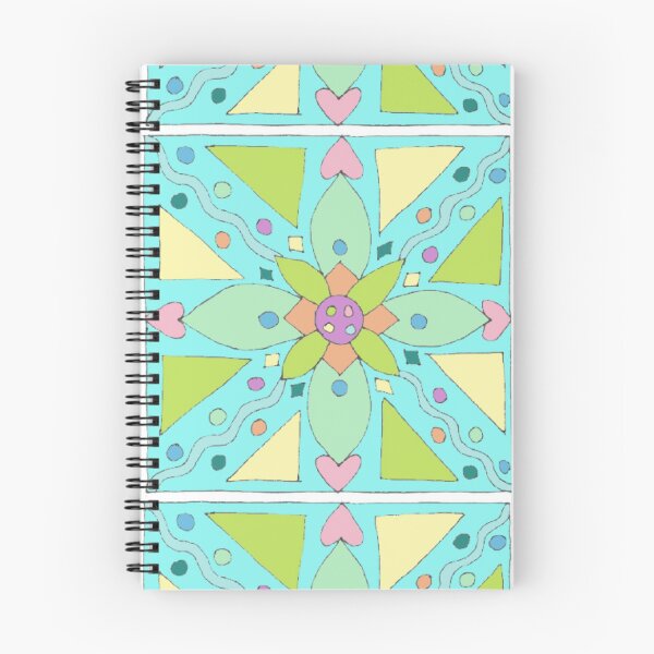 Item preview, Lala Squiggle Tile Doodle Aqua designed and sold by LalaDoodleBug.
