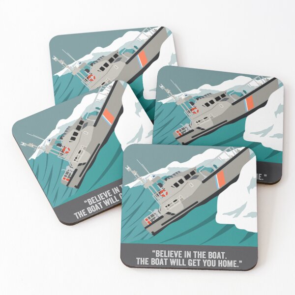 Item preview, US Coast Guard 47 Motor Lifeboat - Believe in the Boat designed and sold by AlwaysReadyCltv.