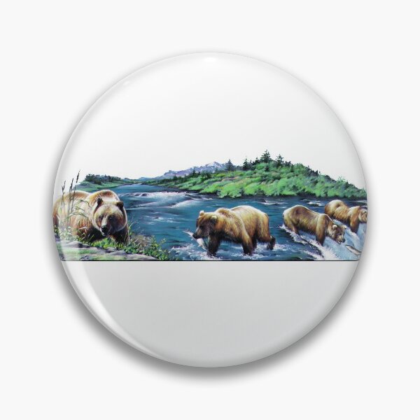 Item preview, Bear Fishing designed and sold by Salmoneggs.