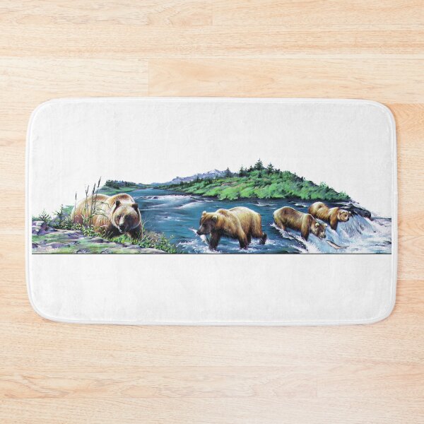 Item preview, Bear Fishing designed and sold by Salmoneggs.