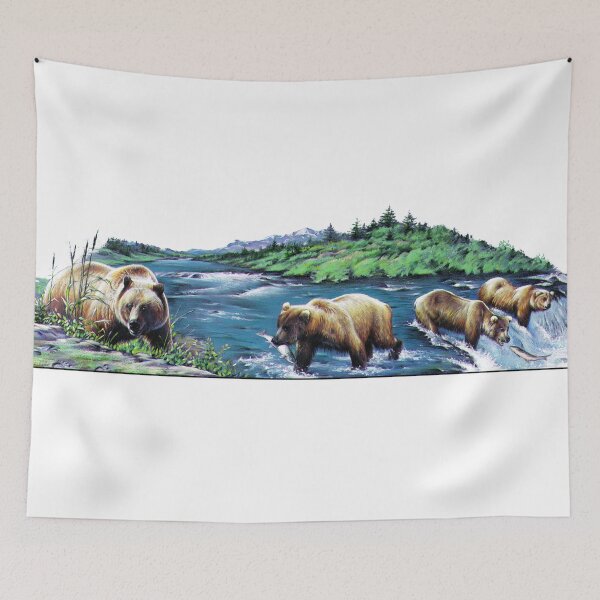 Item preview, Bear Fishing designed and sold by Salmoneggs.