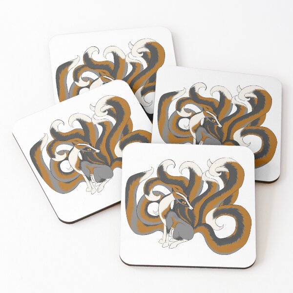 Item preview, Nine tailed platinum cross fox designed and sold by Issac Wild.