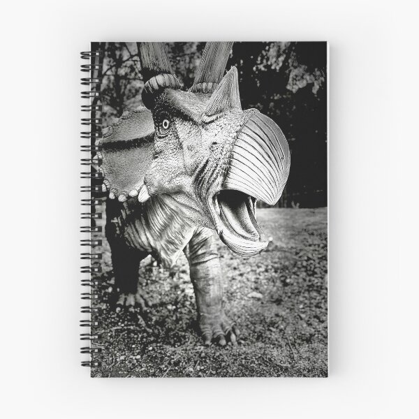 Item preview, Triceratops Dave in Black & White  designed and sold by AprilRains.