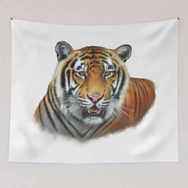 Item preview, Tiger Portrait designed and sold by Salmoneggs.