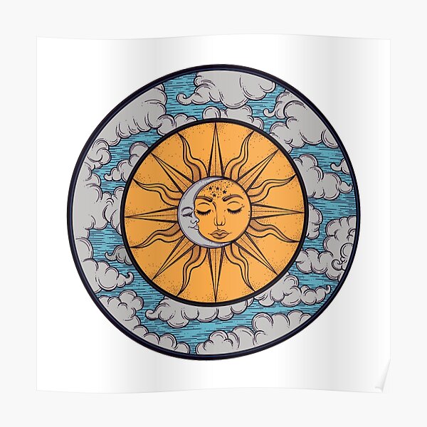 Sun And Moon Posters Redbubble