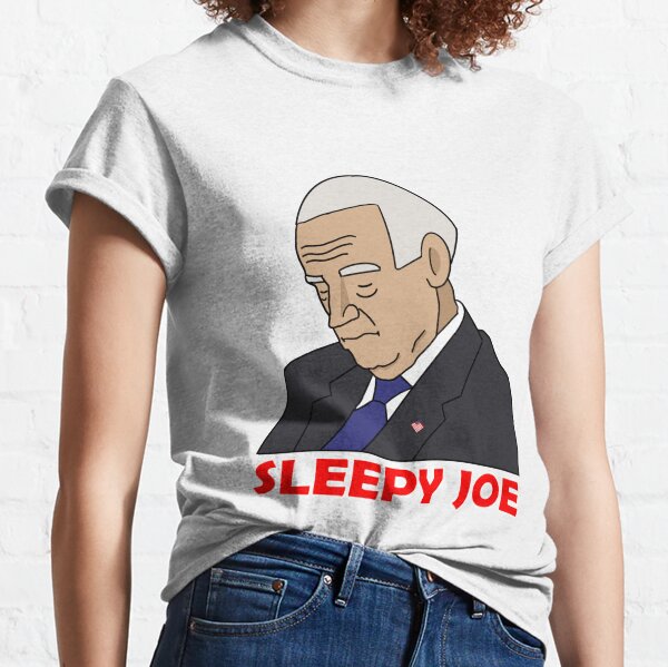 Sleepy Joe Biden with Red text Classic T-Shirt