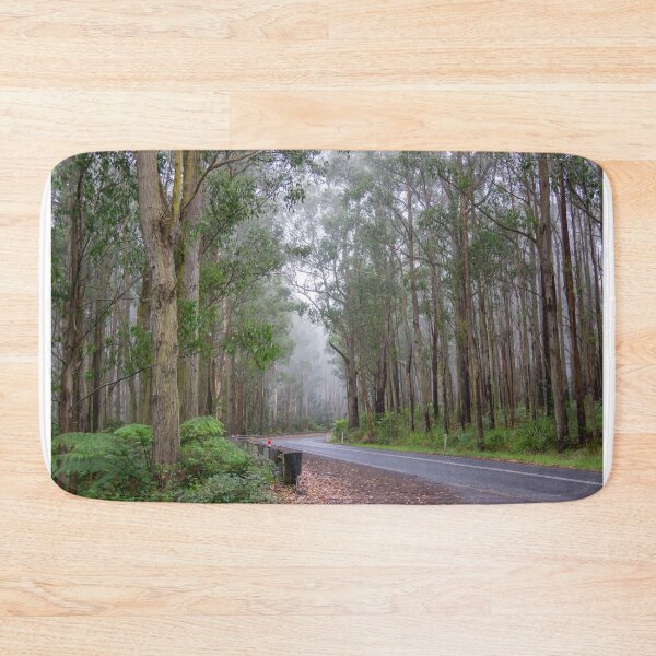 Item preview, Tall gum trees on foggy Great Ocean Road, Australia. designed and sold by Anne Scantlebury.