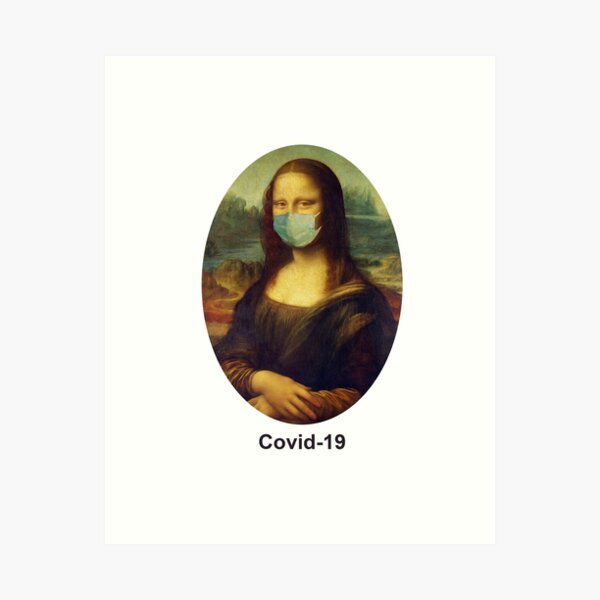 Item preview, covid-19 monalisa designed and sold by NIHAL SINGH RATHORE.