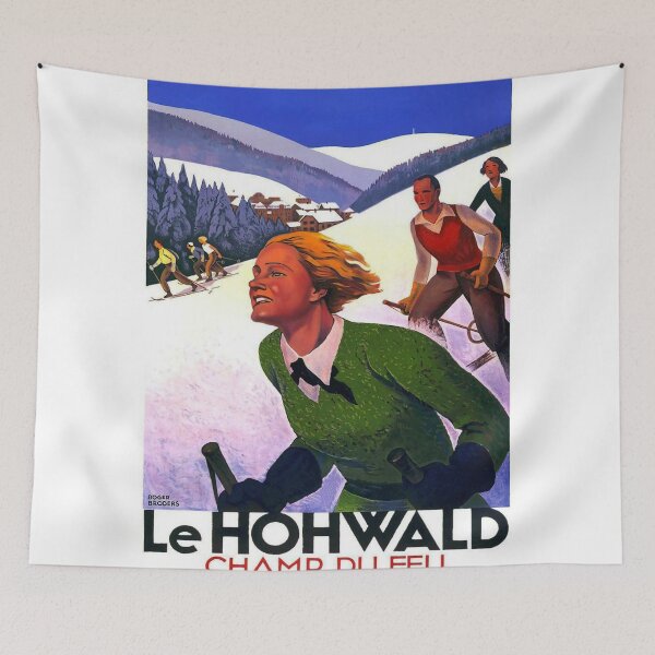 Item preview, Le Hohwald vintage travel poster designed and sold by stickart-marek.