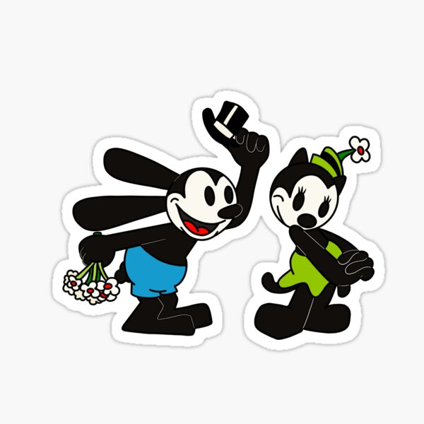 Oswald and Ortensia In Love Sticker