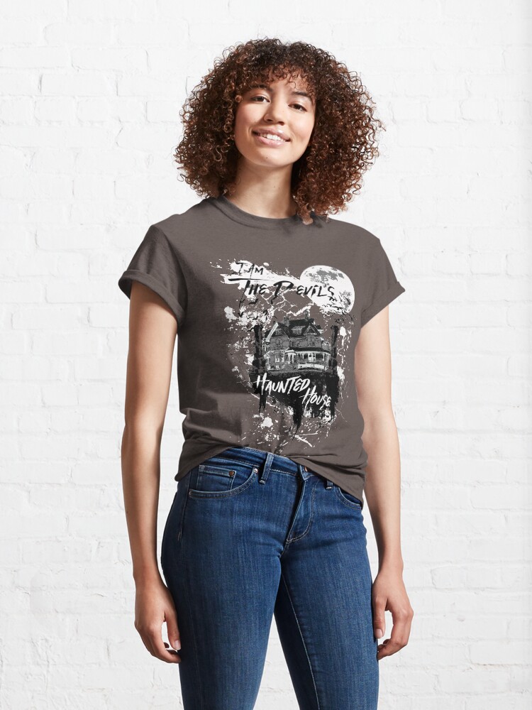 Alternate view of The Devil's Haunted House Classic T-Shirt