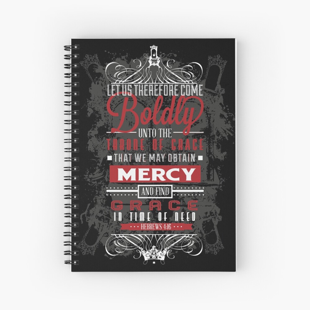 The Throne of Grace Spiral Notebook