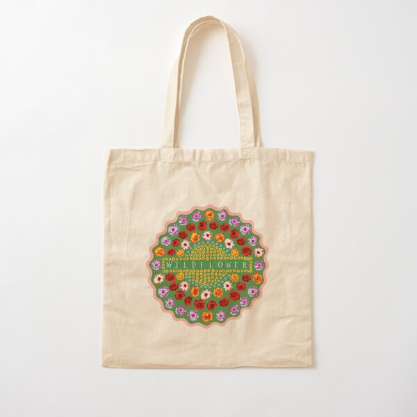 wildflower Cotton Tote Bag