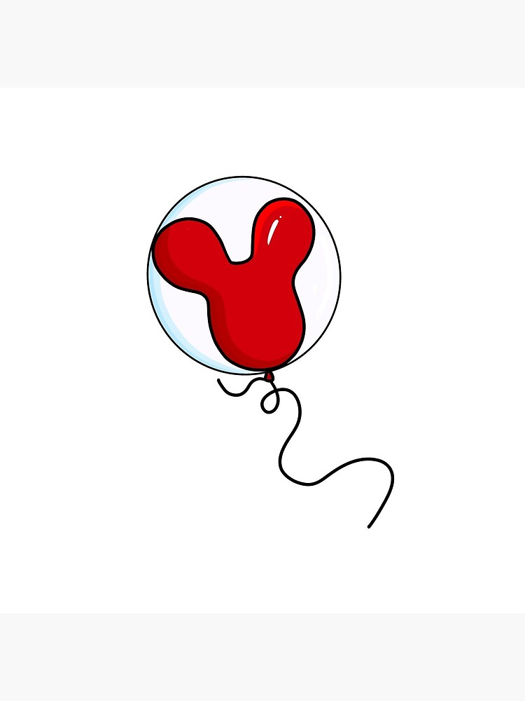 red balloon Sticker for Sale by JulliaZeleskey