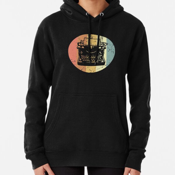 Typewriter Pullover Hoodie