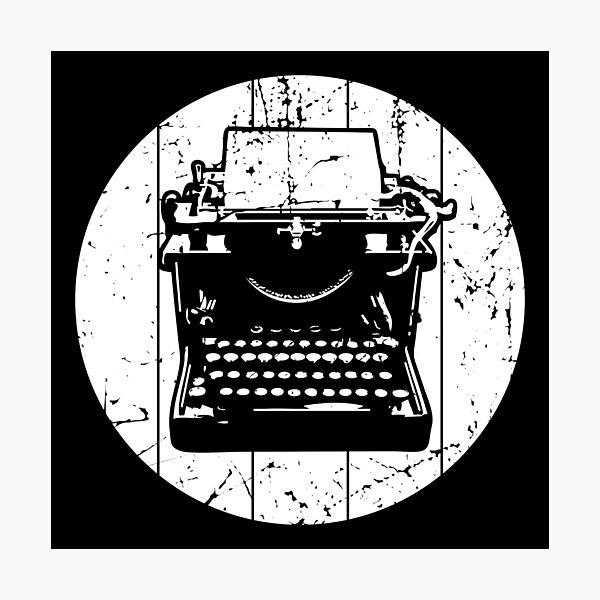 Vintage Typewriter Photographic Print