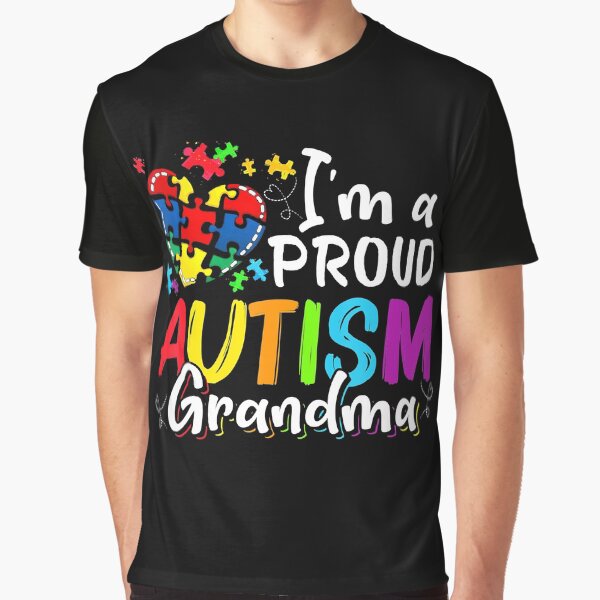 Ich bin eine stolze Autismus-Oma Autismus-Oma Grafik T-Shirt