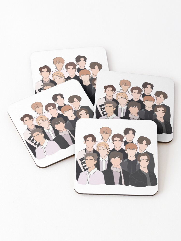Thumbnail 1 of 5, Coasters (Set of 4), NCT 127 colored designed and sold by mdevnanda.