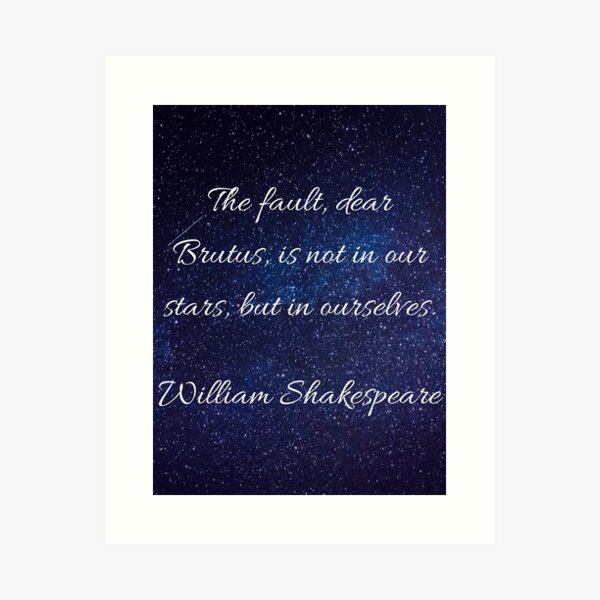 Item preview, The fault in our stars designed and sold by Shakespeare Northwest.