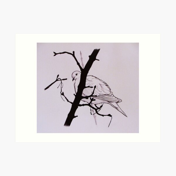 'Lift me like an olive branch and be my homeward dove' Art Print