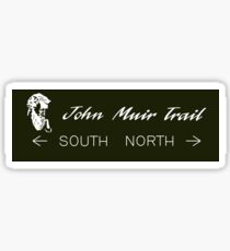 John Muir Trail Sign, California, USA Sticker
