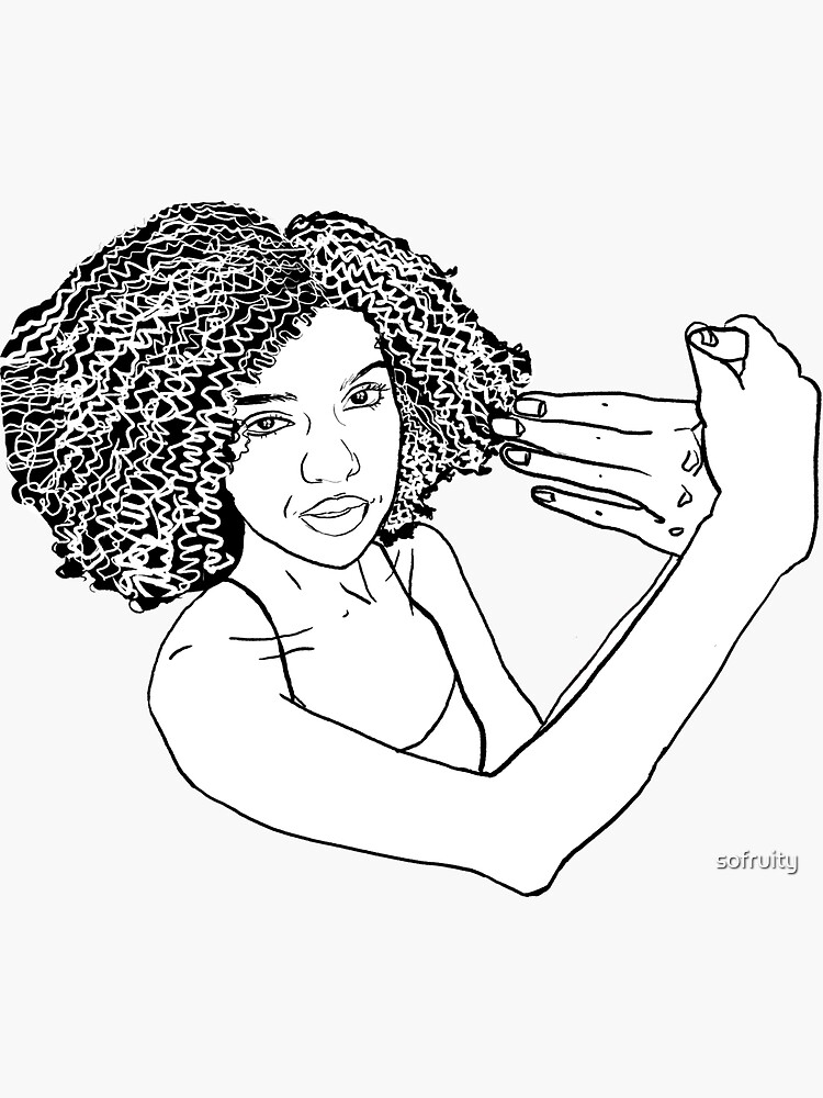 Thumbnail 3 of 3, Sticker, Black Girl Napoleon designed and sold by sofruity.
