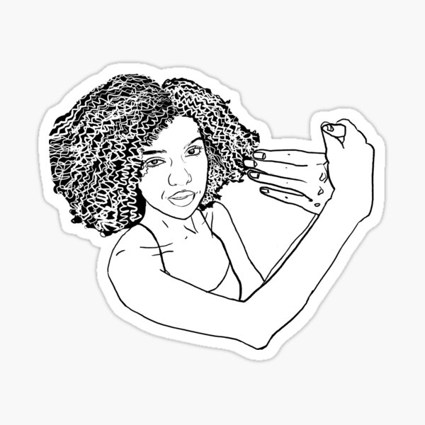 Black Girl Napoleon Sticker
