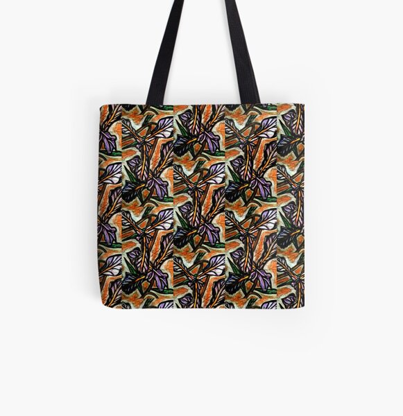 Orchid All Over Print Tote Bag