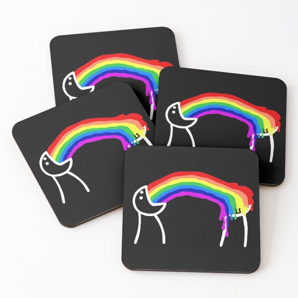 Item preview, Rainbow puke designed and sold by RAWWR.