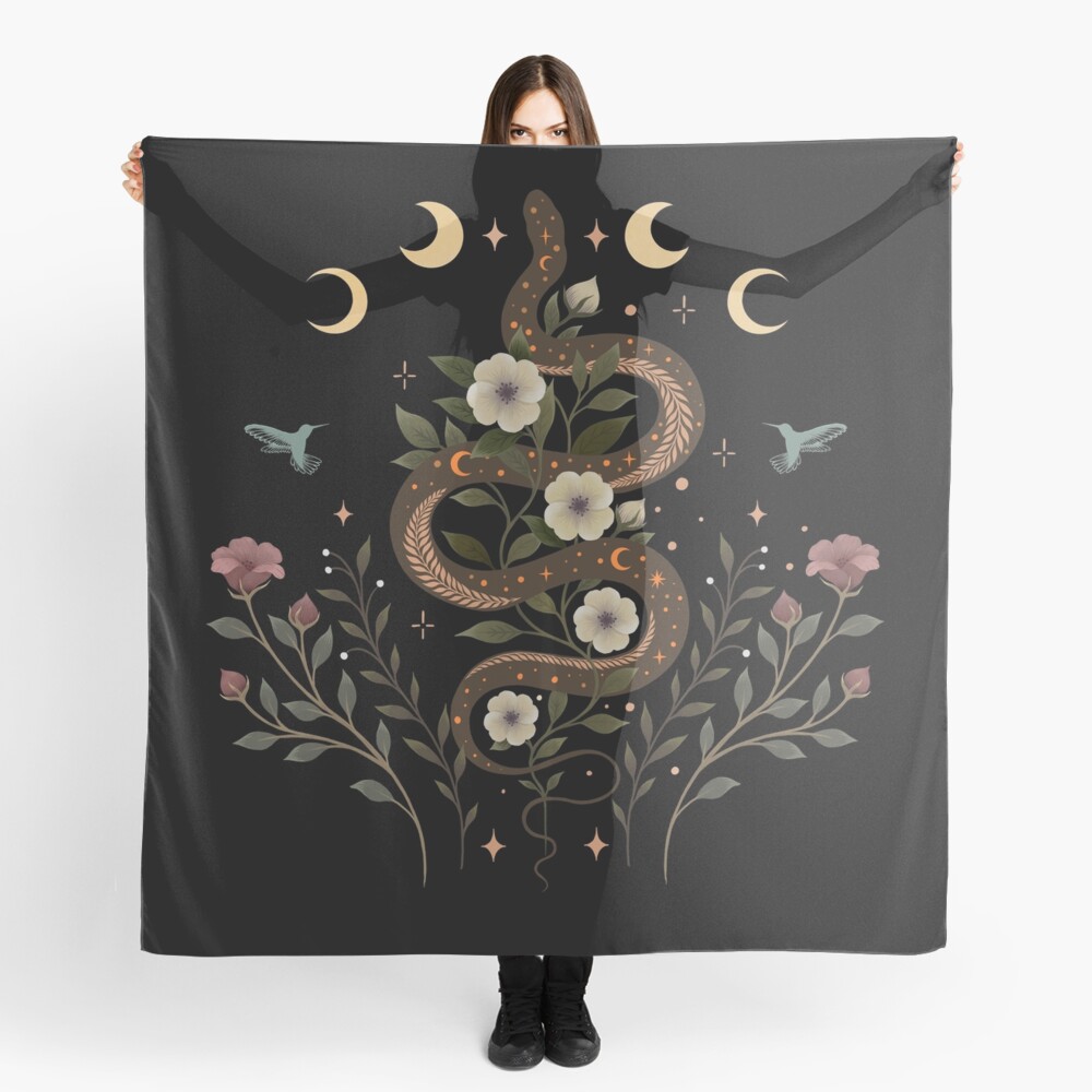 Serpent Spell-Colour Scarf