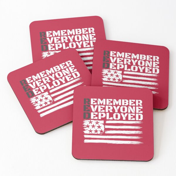 Item preview, On Friday We Wear Red, Remember Everyone Deployed Flag designed and sold by VintageMashup.