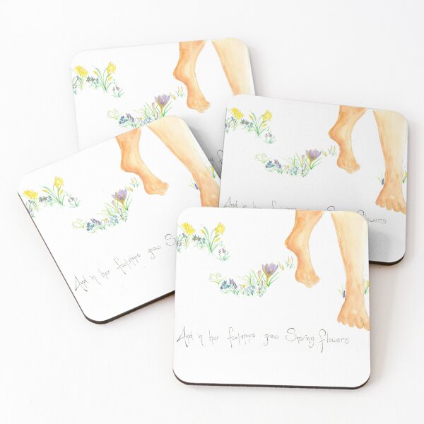 Item preview, In Her Footsteps Grow Spring Flowers designed and sold by JoyStar's Story.