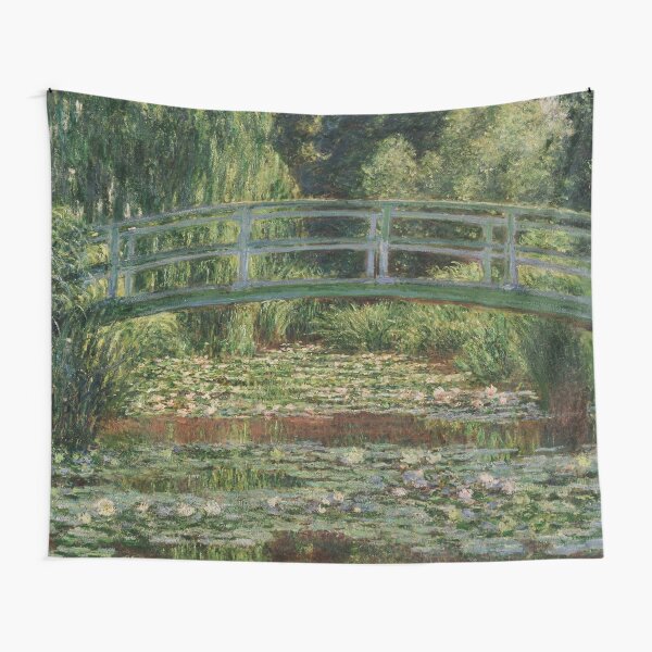 Claude Monet - The Japanese Footbridge and the Water Lily Pool Tapestry
