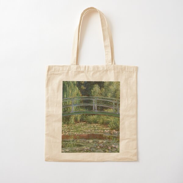 Claude Monet Art Print Canvas Tote Bag, Classic Art Print, Tote Bag  Aesthetics, Monet Print Tote Bag