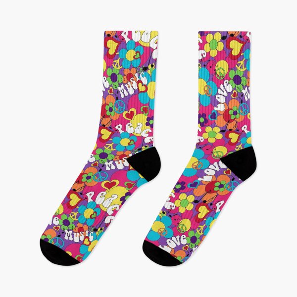 Item preview, 1960s Psychedelic Hippie Colors designed and sold by VintageStyle.