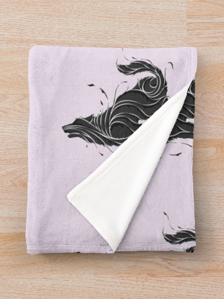 Thumbnail 3 of 6, Throw Blanket, Wolf designed and sold by Raju2018.