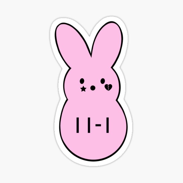 pink peep bunny plush