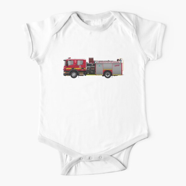 Act Fire Brigade Rescue Pumper Bravo 3 Baby One Piece By Nothinguntried Redbubble