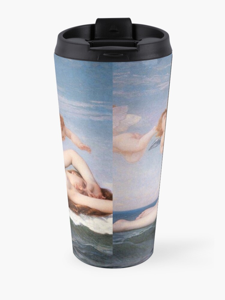 Alternate view of The #Birth of #Venus, Alexandre Cabanel 1875 #TheBirthofVenus #BirthofVenus Travel Mug