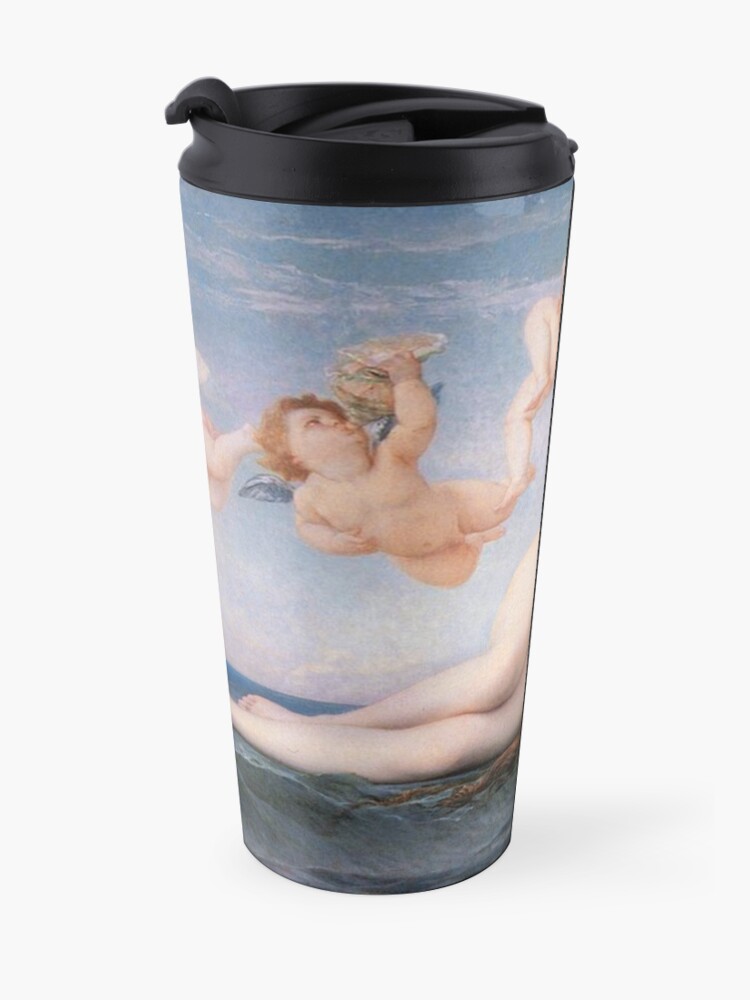 Alternate view of The #Birth of #Venus, Alexandre Cabanel 1875 #TheBirthofVenus #BirthofVenus Travel Mug