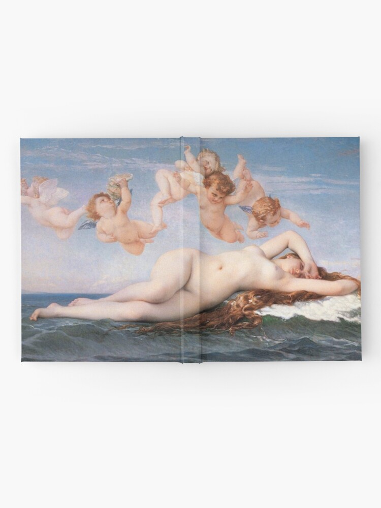 Alternate view of The #Birth of #Venus, Alexandre Cabanel 1875 #TheBirthofVenus #BirthofVenus Hardcover Journal
